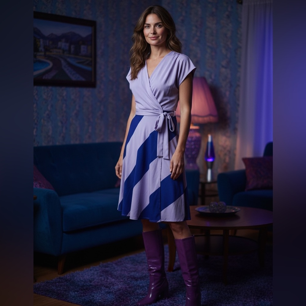 Vintage 70s disco dress